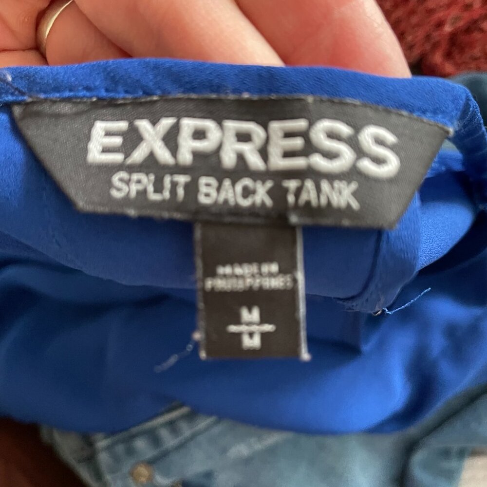 Express Blue Tank - Picture 3 of 3